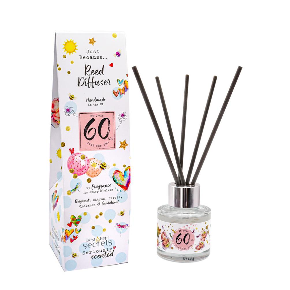 Best Kept Secrets 60th Birthday Sparkly Reed Diffuser - 50ml £8.99